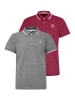 BLEND Poloshirt BHPolo 2er-Pack in Rot