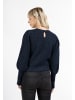 myMo Damen Strickpullover in Navy