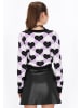 myMo ROCKS Cardigan in black lilac