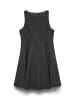 Vero Moda Kleid mit Schößchen in Dark Grey Melange