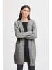 ICHI Strickjacke IHKAMARA Loose fit in Grey melange