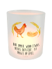 Mr. & Mrs. Panda teelichtglas Huhn Stolz mit Spruch in Transparent