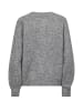 Mos Mosh V-Ausschnitt Strickcardigan in Grey Melange