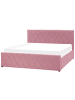 Beliani Doppelbett ROCHEFORT in Rosa - (W) 170 x (H) 99 x (L) 214 cm