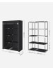 SONGMICS Kleiderschrank Rylan in Schwarz - (B)45 x (H)168 x (T)105 cm