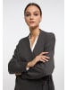 DreiMaster Klassik Damen Cardigan in Dunkelgrau Melange