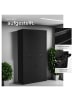tectake Büroschrank Cosmo mit 2 Schubfächern 40x80x180cm