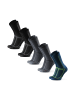 DANISH ENDURANCE Laufsocken Long Distance Running Crew in Multicolor