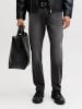 Jack & Jones Tapered Fit Jeans in Black Denim