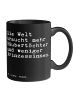 Mr. & Mrs. Panda Dekotasse Die Welt braucht mehr... mit Spruch in Schwarz