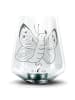 Mr. & Mrs. Panda Gravur Teelicht Schmetterling Zitronenfalter oh... in Transparent