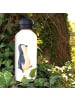 Mr. & Mrs. Panda Kindertrinkflasche Pinguin marschieren ohne Spruch in Weiß