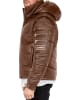 Reichstadt Herren Regular Fit Jacke Echtleder in Cognac