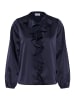 SAINT TROPEZ Langarm-Bluse LodisaSZ Gerade Passform in Eclipse
