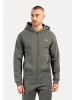 SMILODOX Zip Hoodie Yasin in Grau