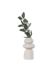 ebuy24 Vase Oeiras Beige 15 x 15 cm