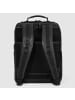 Piquadro Harper Rucksack Leder 42 cm Laptopfach in nero