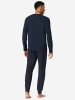 Schiesser Schlafanzug Casual Essentials in burgund