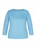 Rabe Rundkragen Langarmshirt für Damen in blau