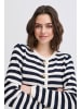Fransa Strickjacke FRIDALIA Regular fit in navy blazer stripe