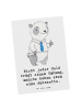 Mr. & Mrs. Panda Postkarte Bürgermeister Held mit Spruch in Weiß
