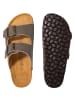 palado Pantoletten & Badeschuhe in grey/bronze/black/brown