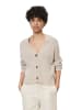 Marc O'Polo V-Neck-Cardigan relaxed cropped in sandy melange