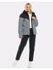 Threadbare Steppjacke THB Rummy Colourblock PaddedCoat in Black-White