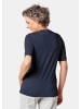 GOLDNER Kurzgröße:  Sport-Shirt mit Reflektoren in marine