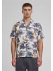 Urban Classics Short Sleeve Shirt in blueleaves
