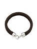 KUZZOI Armband 925 Sterling Silber in Braun