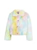 faina Damen Faux Fur Blouson in Regenbogen