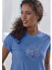 Vivance by Lascana T-Shirt in blau bedruckt