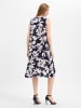 Olsen Kleid in marine weiß - 0001