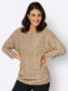 creation L 3/4 Arm-Pullover in camel-champagner-meliert