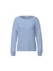 Street One Langarmshirt in frosted blue mel.
