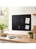 relaxdays Magnettafel in Schwarz - 50 x 100