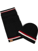 Lonsdale Mütze "Butleigh Unisex Schal und Mütze Set" in Schwarz