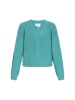 IZIA Cardigan in turquoise