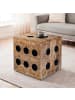 FineBuy Hocker "FB111299" in Braun /