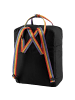 FJÄLLRÄVEN Rucksack Kanken Rainbow in schwarz