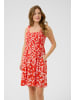 Kaffe Kleid KAthora Regular fit in Red/Chalk/Red Petit Fleur