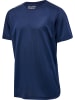 Hummel Kinder Sportshirt "Hmlrun Jersey S/S Kids" in Schwarz