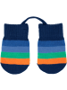 Villervalla Babyhandschuhe Basic Streifen in blau