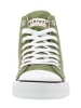 ethletic Canvas Sneaker White Cap Hi Cut in camping green just white