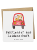 Mr. & Mrs. Panda Faltkarte Fahrlehrer Leidenschaft mit Spruch in Weiß