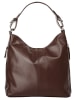 Samantha Look Handtasche echt Leder in braun