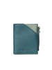 Margelisch Echtleder Mini-Geldbörse noonyu slim boy in teal green - sage green