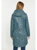 Schmuddelwedda Damen Regenparka in Stahlblau Limette Leo