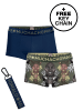 Muchachomalo 2er-Set: Boxershort in Mehrfarbig - für Herren